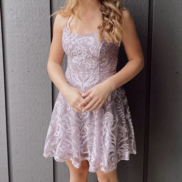 Dresses | Purple Homecoming Dress From Dillard | Poshmark Dresses | Purple Homecoming Dress From Dillard | Poshmark
